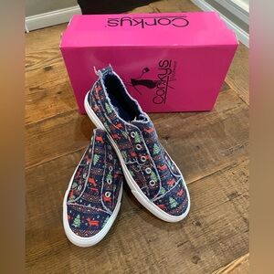 CorkysChristmas Tennis Shoe, Size 9  COPY